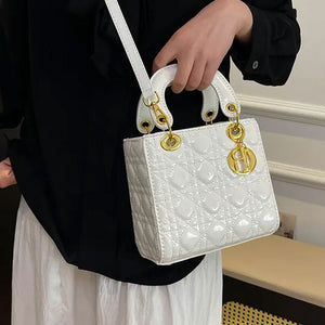 Lady dior hand bag White