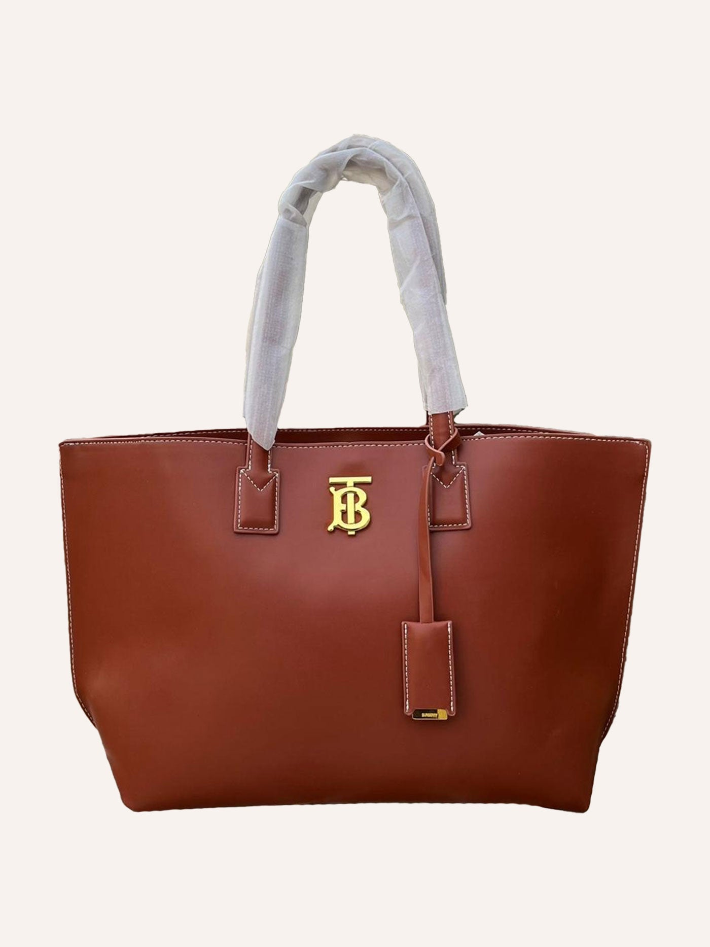 Burberry brown tote bag