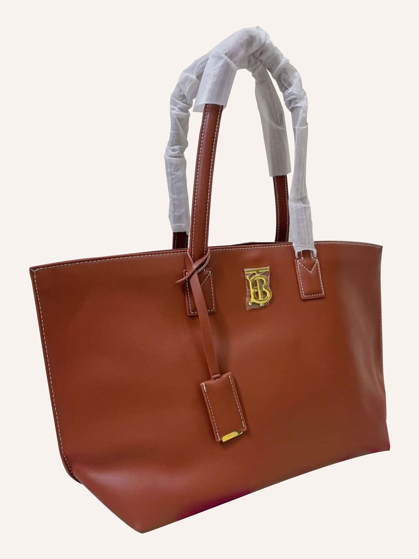 Burberry brown tote bag