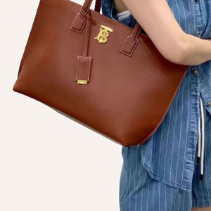 Burberry brown tote bag