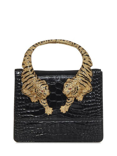 Roberto Cavalli Python Print Roar Bag