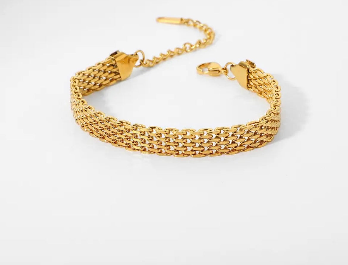 18k Gold Plated chain Bracelet