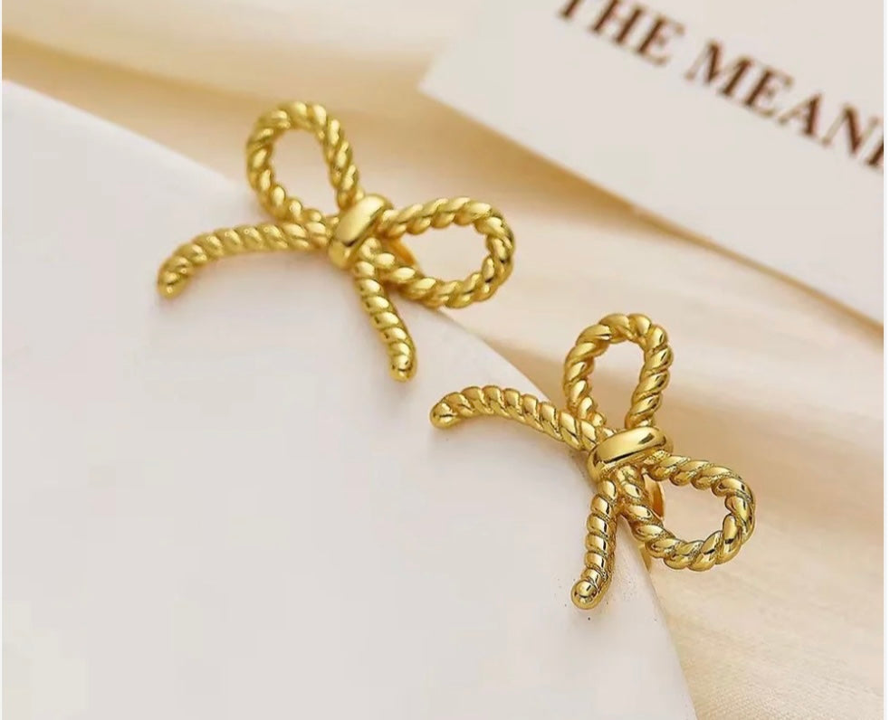 Large Bow Earrings