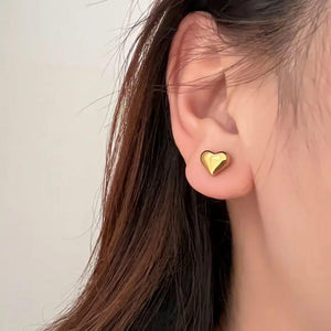 S.steel heart Earrings