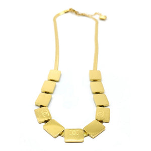 S.steel Chanel Necklace With Snake Chain
