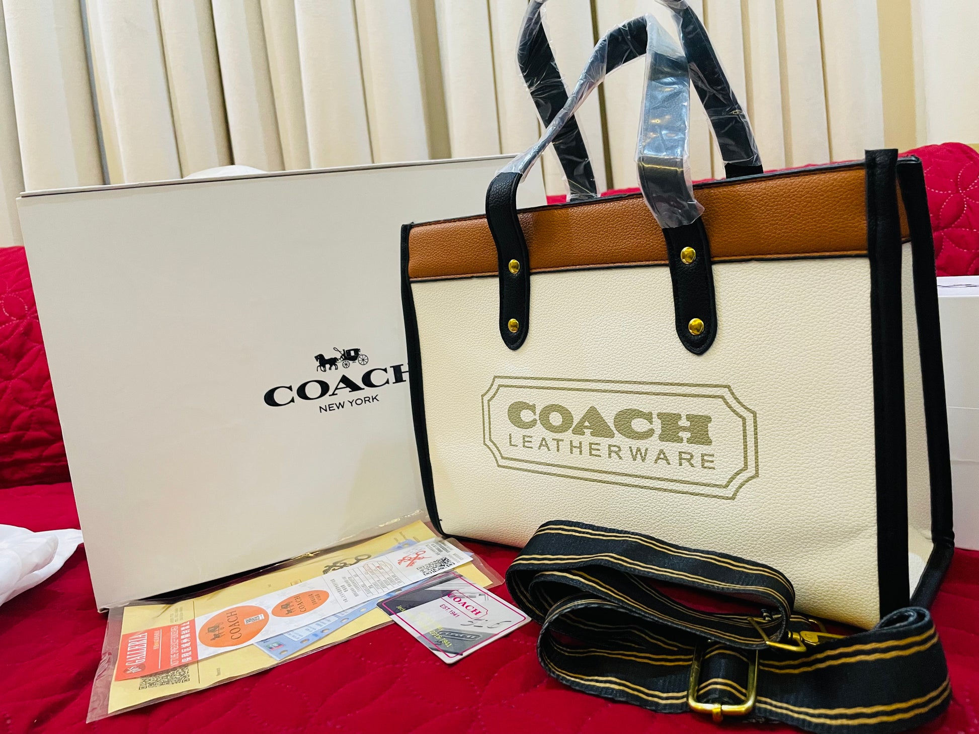 Coach tote shoulder bag
