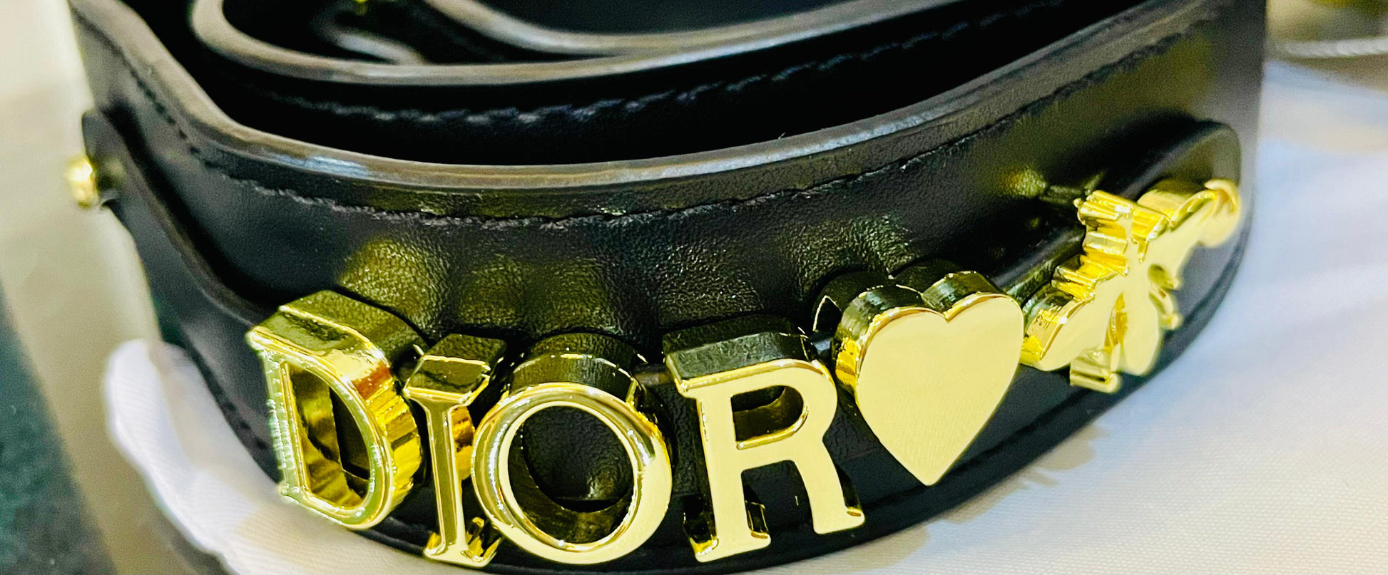 Lady dior black hand bag