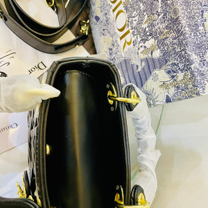 Lady dior black hand bag