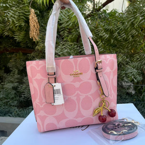 COACH Mollie Tote Bag – Pink (Premium Quality)
