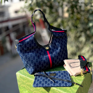 GUCCI Monogram Handbag with Pouch – Premium Quality