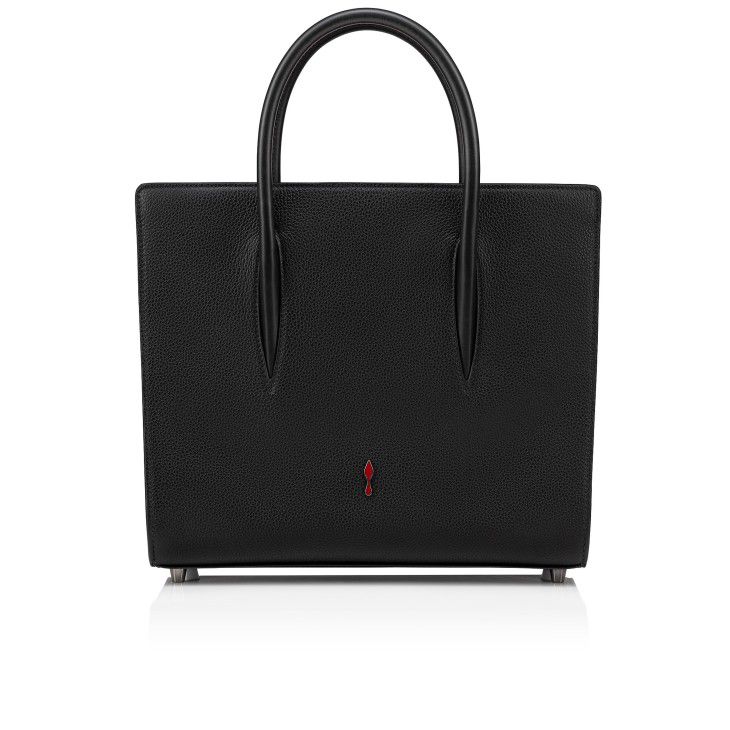 Christian Louboutin Paloma Tote Bag – Black & Red Leather Mini Studded Bag