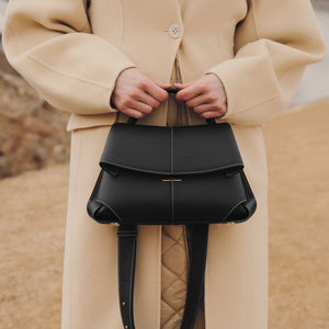 POLÈNE Mokki Handbag with Long Belt