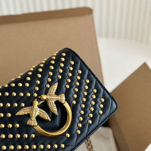 PINKO Crossbody Bag with Long Chain – Master Quality