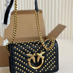 PINKO Crossbody Bag with Long Chain – Master Quality
