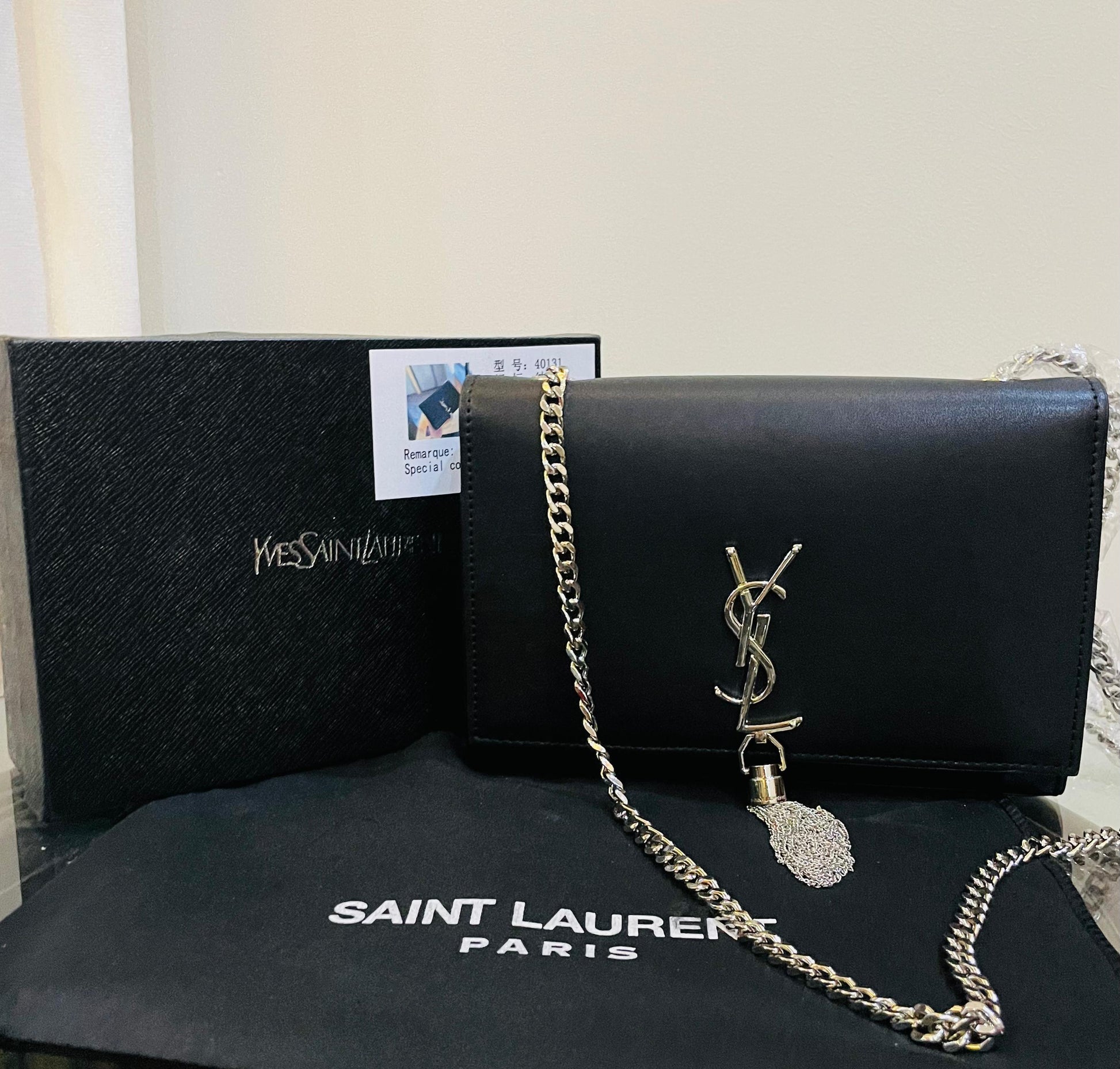 YSL cross body bag